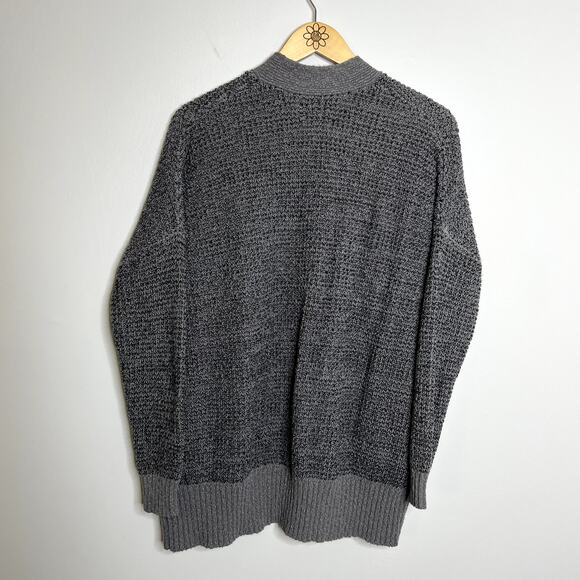 Urban Outfitters Gray Knit Oversized Open Cardigan Sweater - Picture 5 of 8